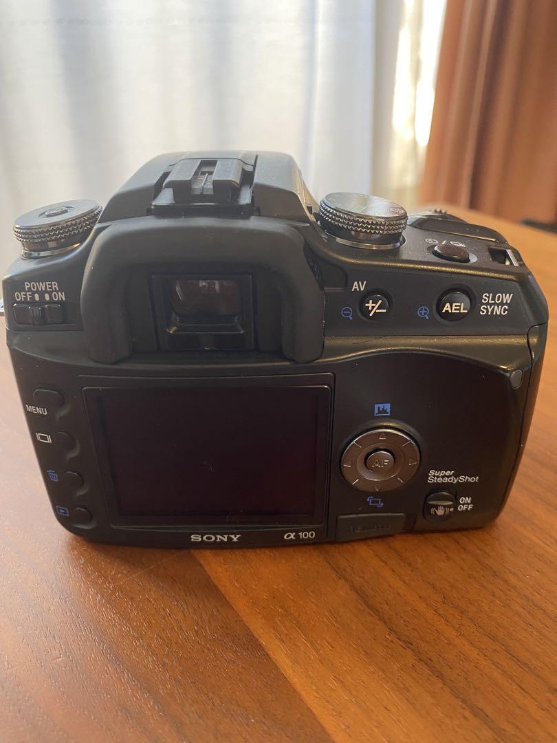 ソニー　SONY DSLR-A100 レンズ付き　通電確認済