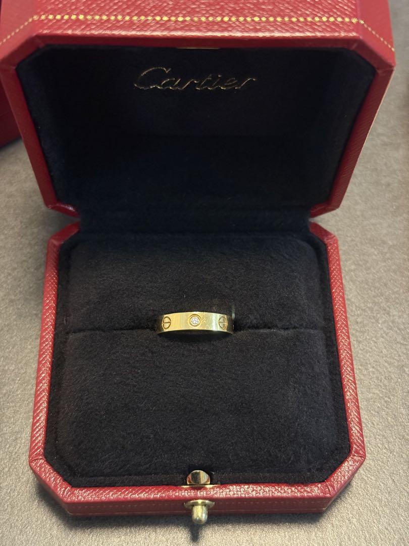 カルティエ Cartier ラブリング 1Pダイヤ 48サイズ