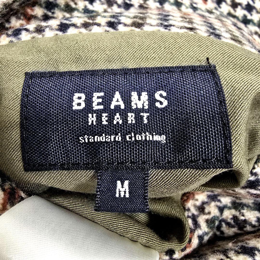 ビームスハート ステン コート リバーシブル 千鳥格子 マルチM BEAMS HEART KANDAIZUMI_COM