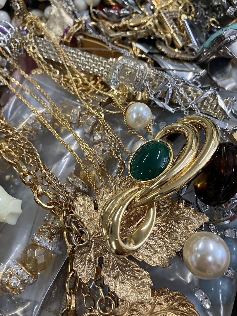 ジャンク アクセサリー まとめ 2Kg リング ネックレス ピアス