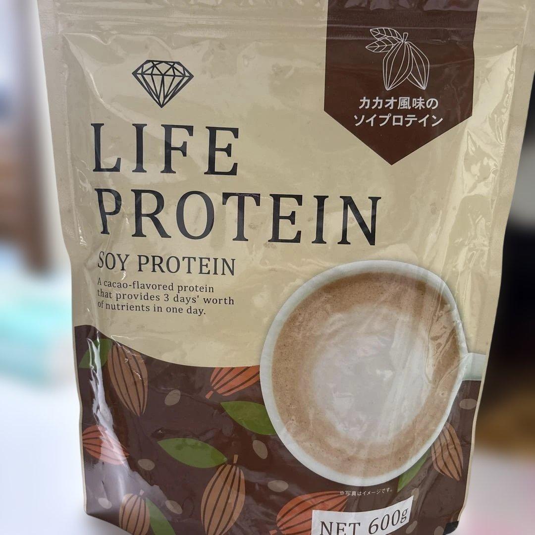 LIFE PROTEIN ソイプロテイン 600g カカオ風味