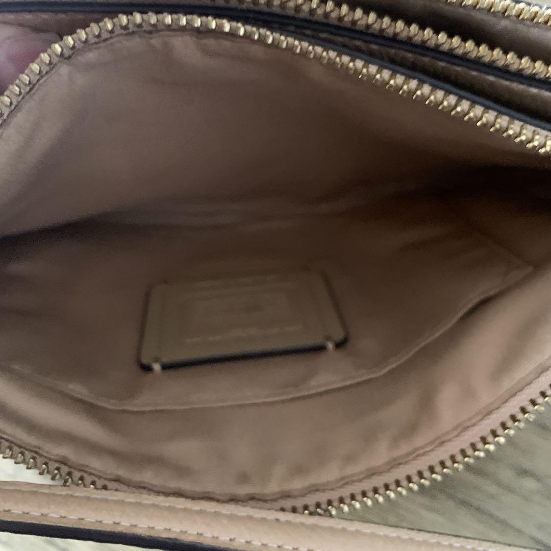 COACH★ベージュ★カジュアルショルダーバッグ