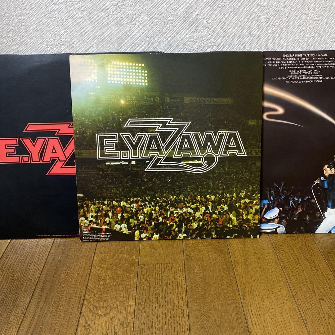 矢沢永吉　LIVE LPレコード2枚組3セット