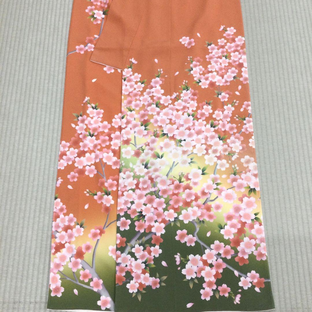 ☆少々難あり☆正絹 振袖 仕立て上がり リメイク-B