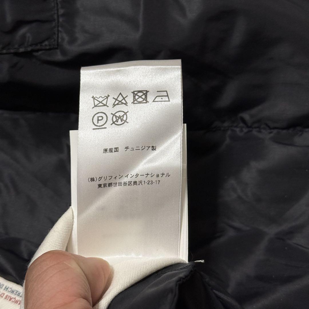 美品　ピレネックス　ダウンパーカー　グルノーブル　黒　36(S)