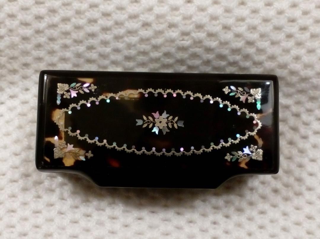 骨董品 亀の甲羅 小物入れ 超貴重
