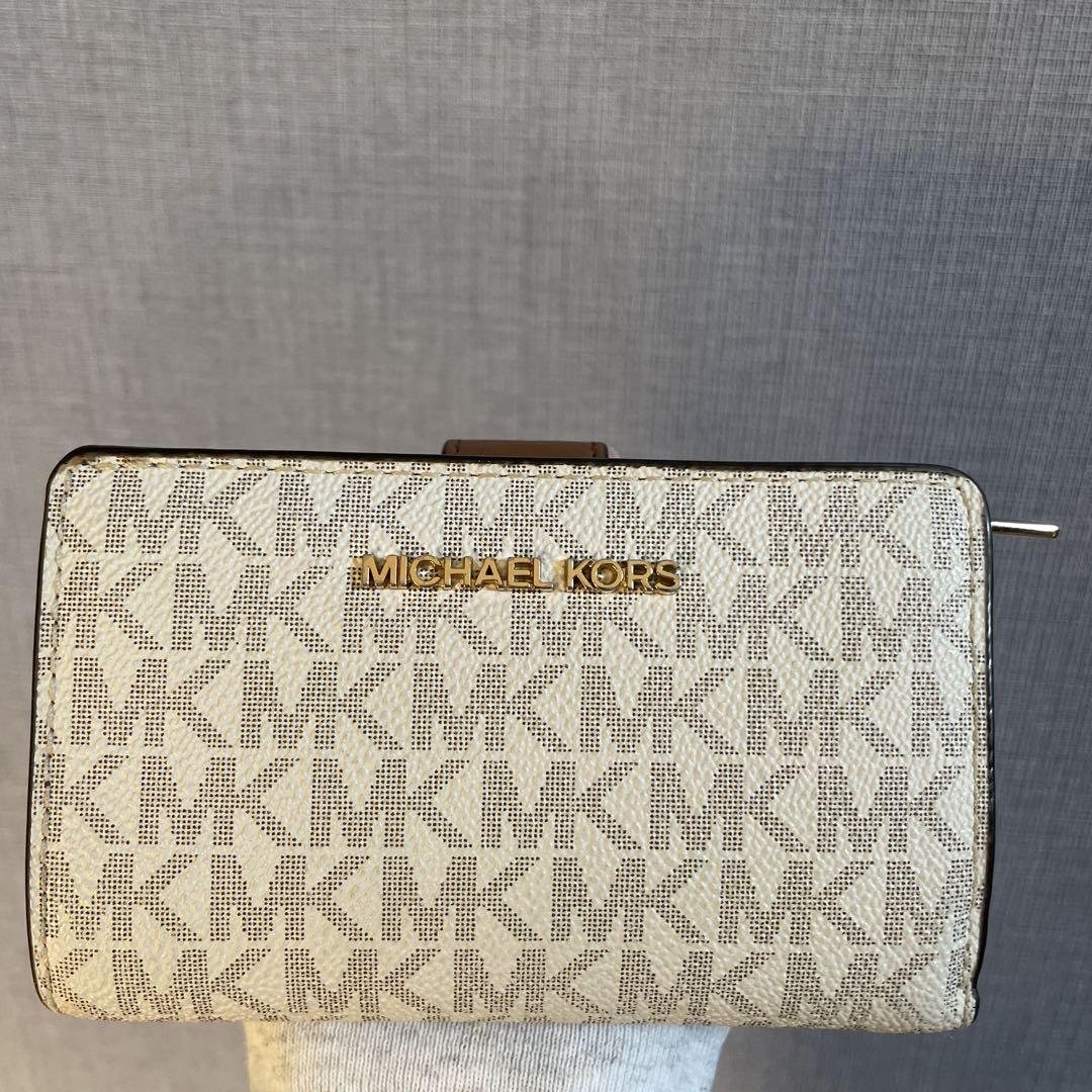 一 番 安いFashion - MICHAEL KORS MKロゴ 二つ折り財布