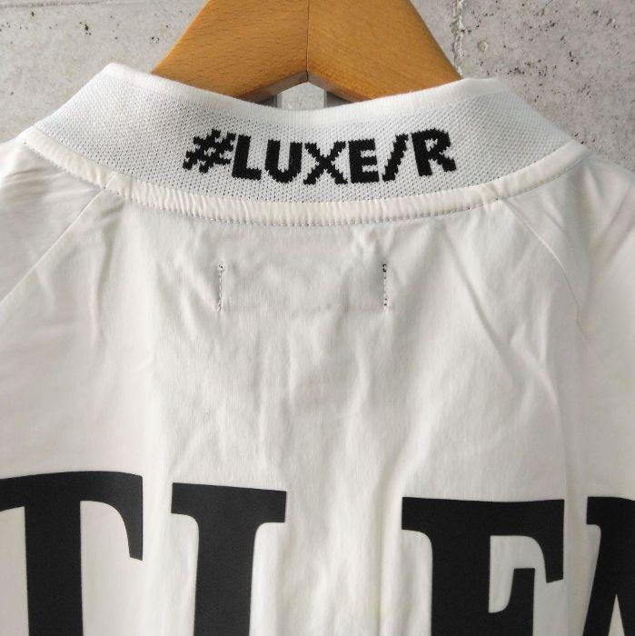 LUXE/R GOLF ラグジュストレッチナイロン布帛ジップ 45702WHL②