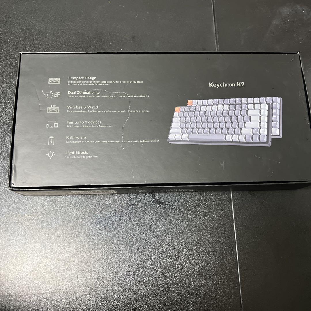 ￼Keychron K2 Version 2 海外版 青軸 メカニカルキーボード