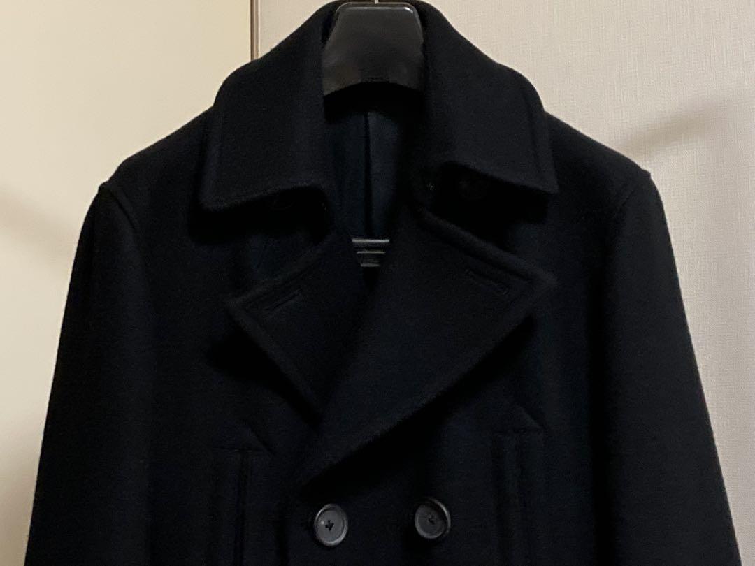 【美品】SCYE BASICS　サイベーシックス　ピーコート　ブラック　38