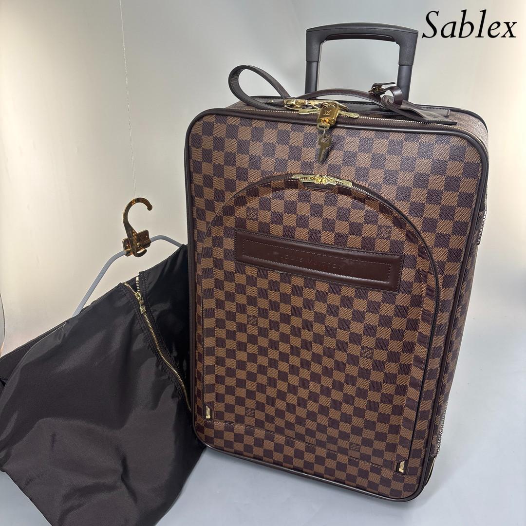 【極美品】ルイヴィトン■ダミエ ペガス 55 N23294 レザー スーツケース