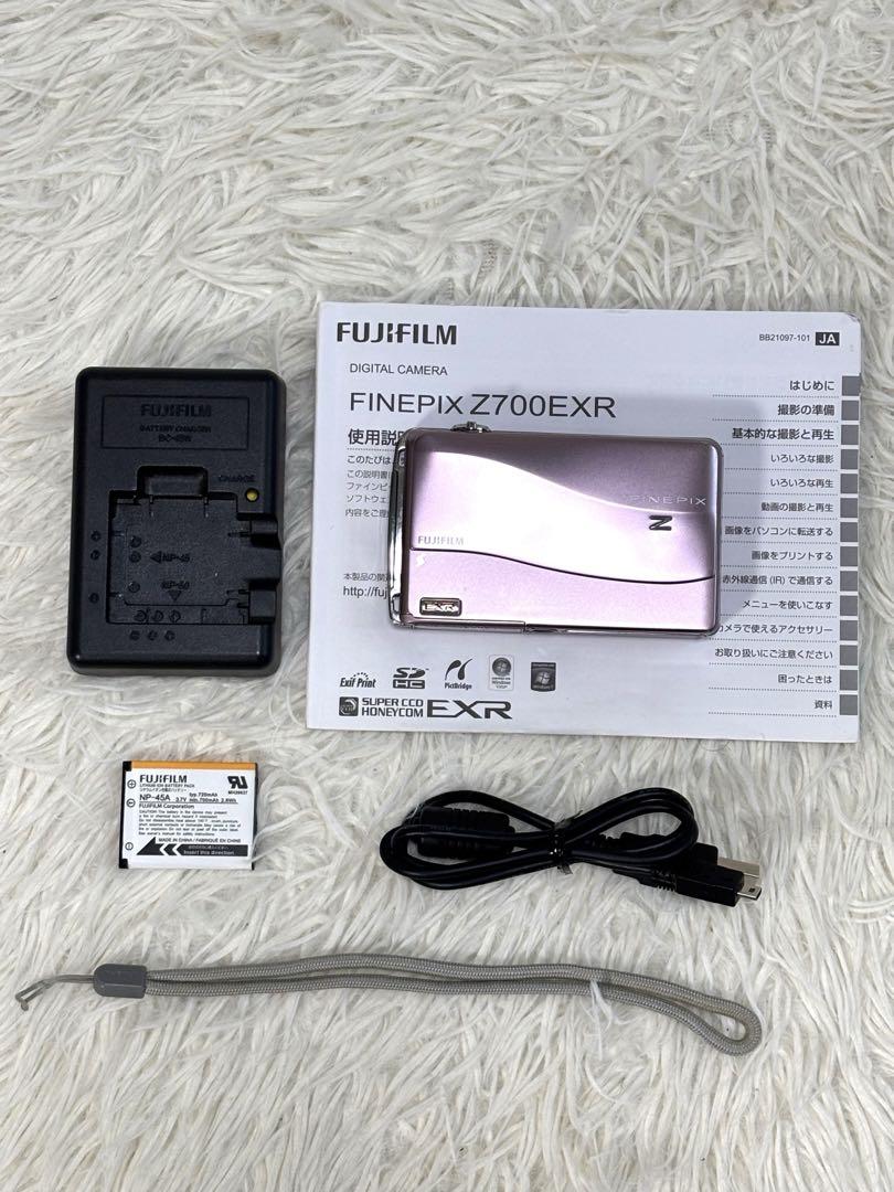 【動作品】 FUJIFILM FinePix Z700EXR ピンク