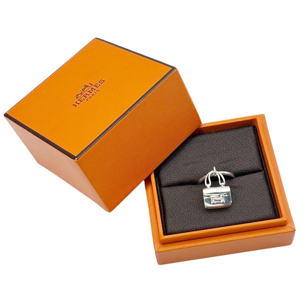 【指先にアクセント♪】HERMES コンスタンスアミュレットリング 美品】エルメス アミュレット コンスタンス リング 指輪