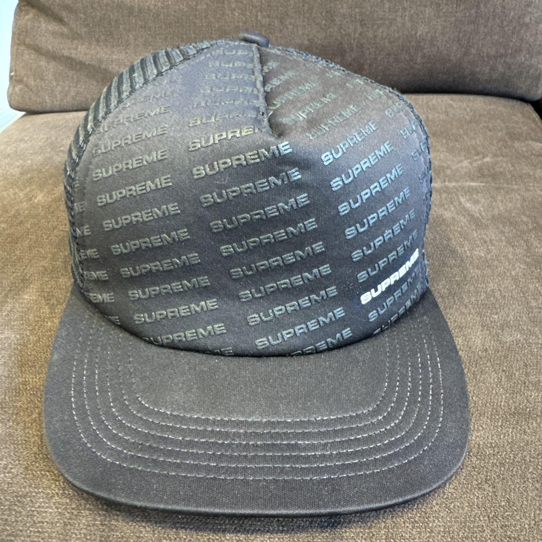 Supreme（シュプリーム）18SS Repeat Mesh Back 5Panel Cap 黒 Supreme（シュプリーム）18SS Repeat Mesh Back 5Panel Cap 黒