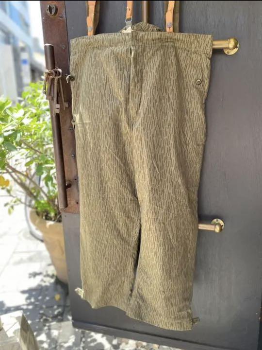 【のサイズ】 レインドロップカモ カーゴパンツ サスペンダー付き QlXKf-m76703243564 チェコ