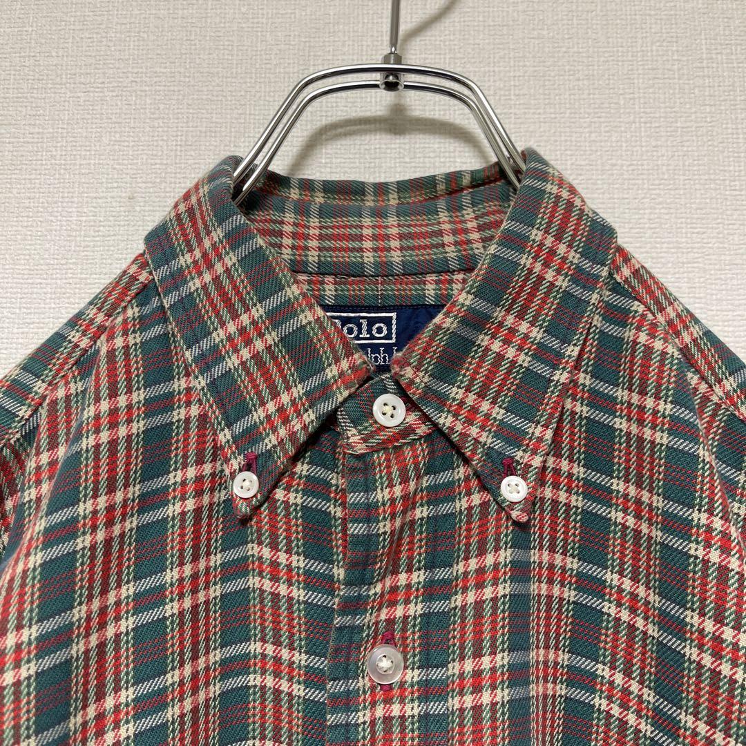 希少オールドタグ・ラルフローレン・刺繍ポニーロゴ・ボタンダウン・1649