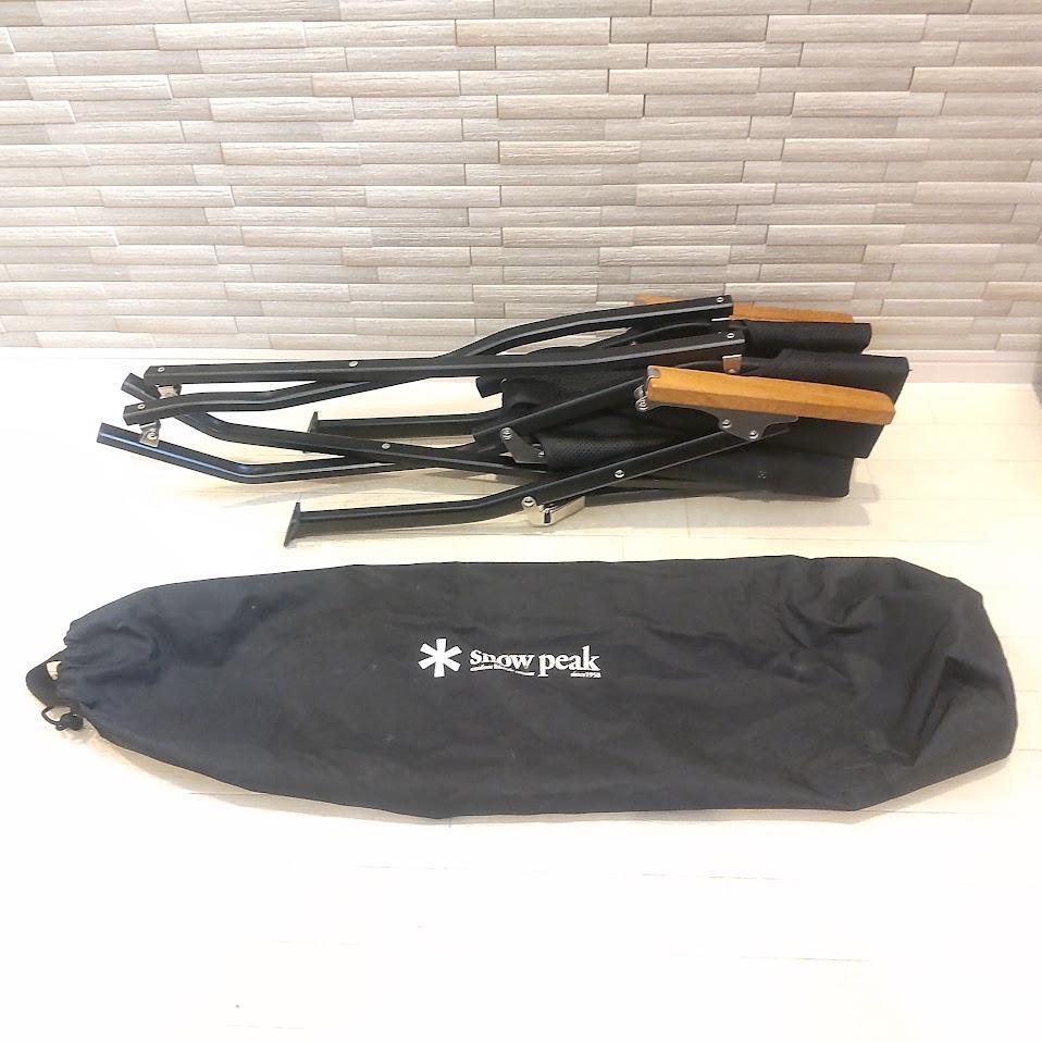 ★雪峰祭 限定品★ スノーピーク メッシュ ブラック ローチェア FES-186