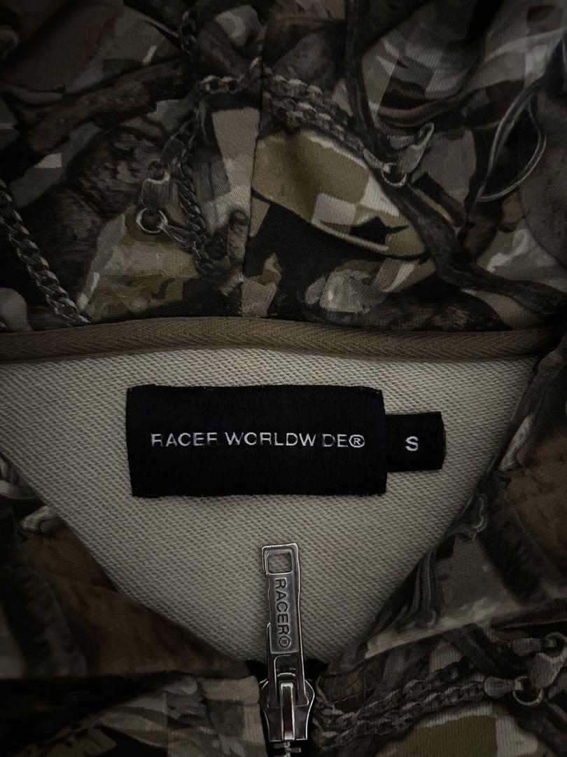 トップス racerworldwide camo hoodie