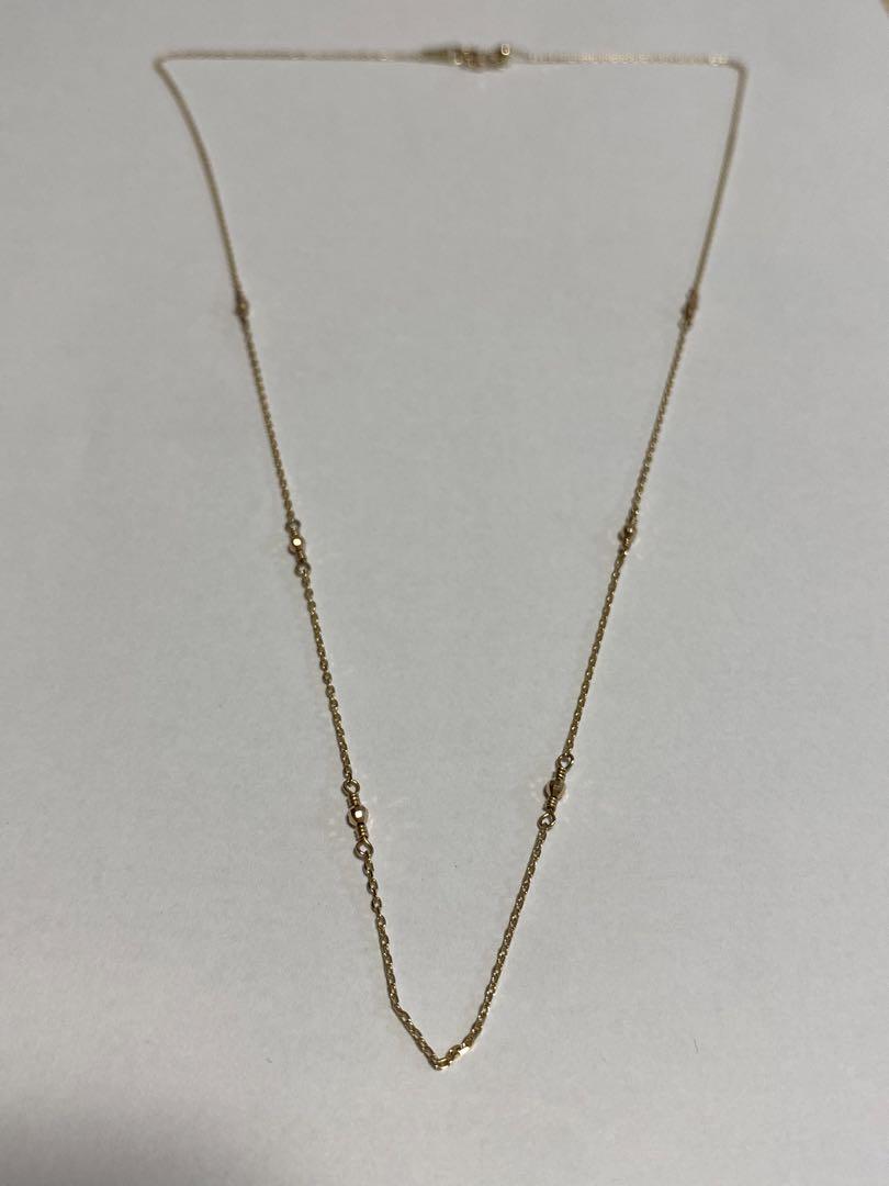 アガット agete k10 ミラーボールチェーンネックレス 画像2