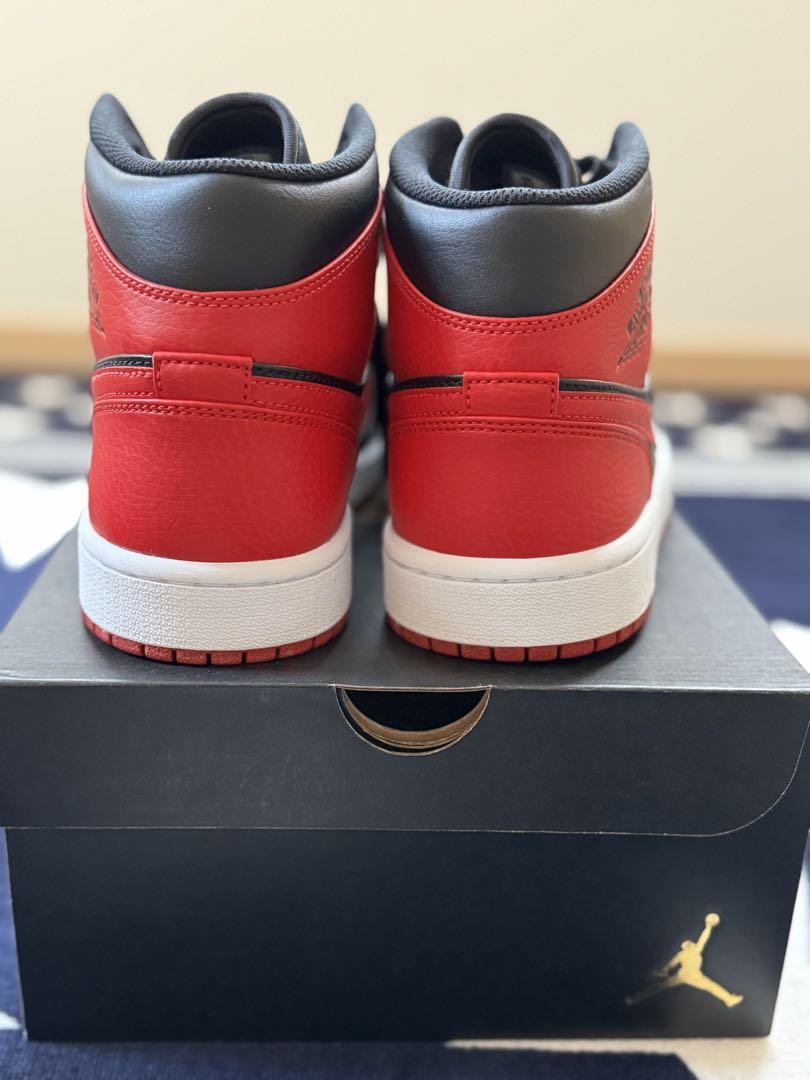 Nike Air Jordan 1 Mid ブラック/レッド