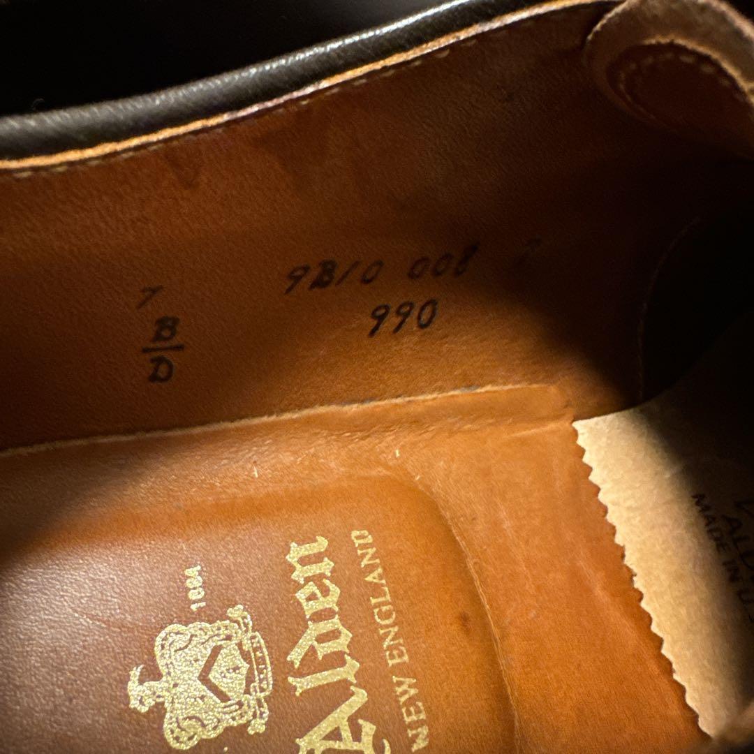 Alden 990 プレーントゥ　7D  コードバン