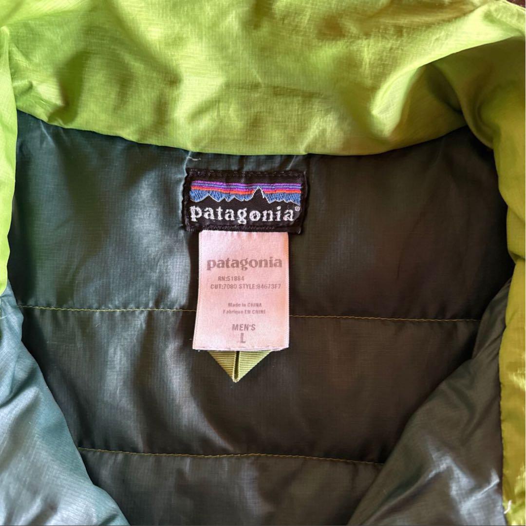 パタゴニア patagonia ダウンセーター　ゲッコーグリーン　Lサイズ