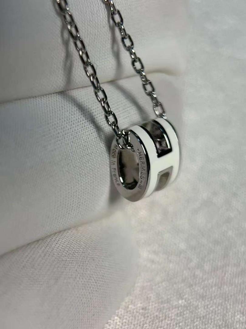 エルメスH型ペンダント ネックレス - メルカリ