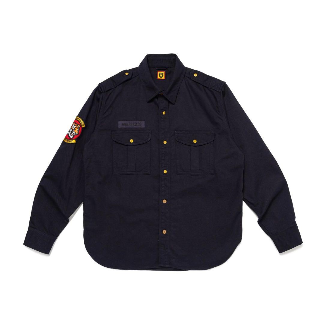 ヒューマンメイド HUMANMADE BOY SCOUT SHIRTS ネイビーM・HUMAN MADE