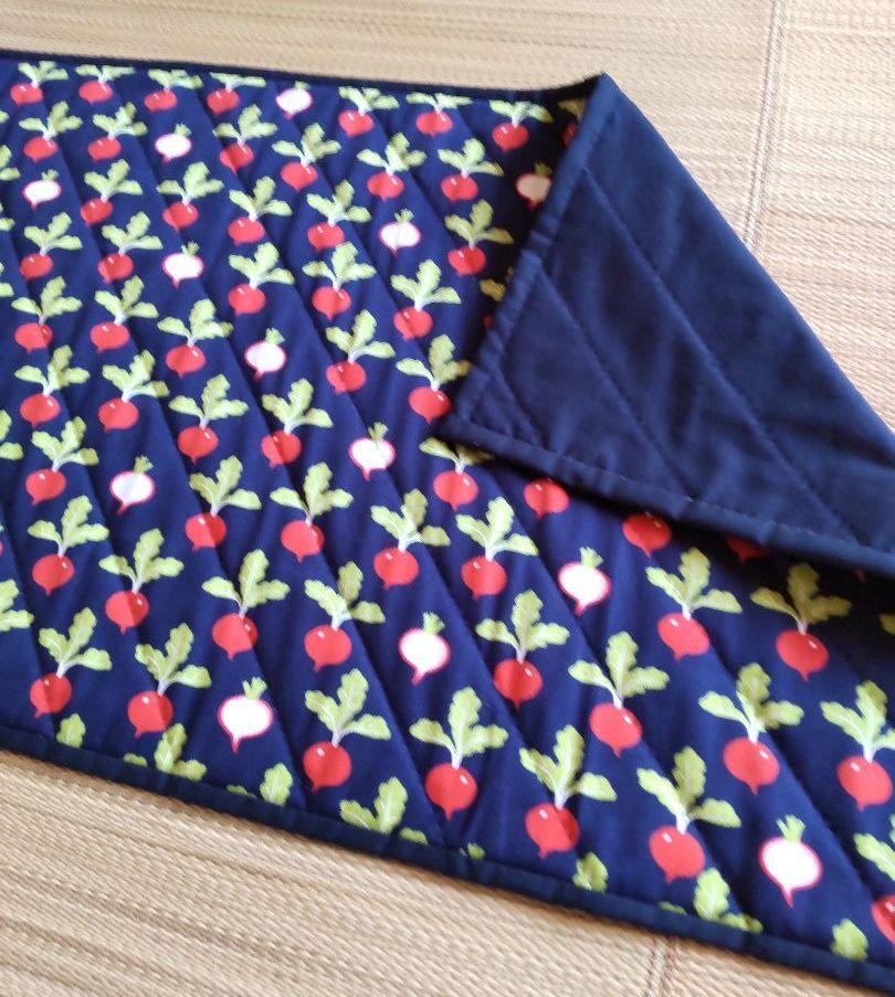 ハンドメイド 手縫いの キッチンマット