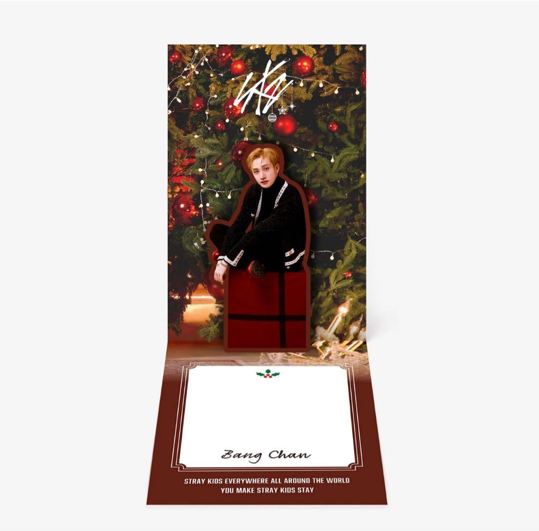 Stray Kids Xmas popupポストカード バンチャン - メルカリ