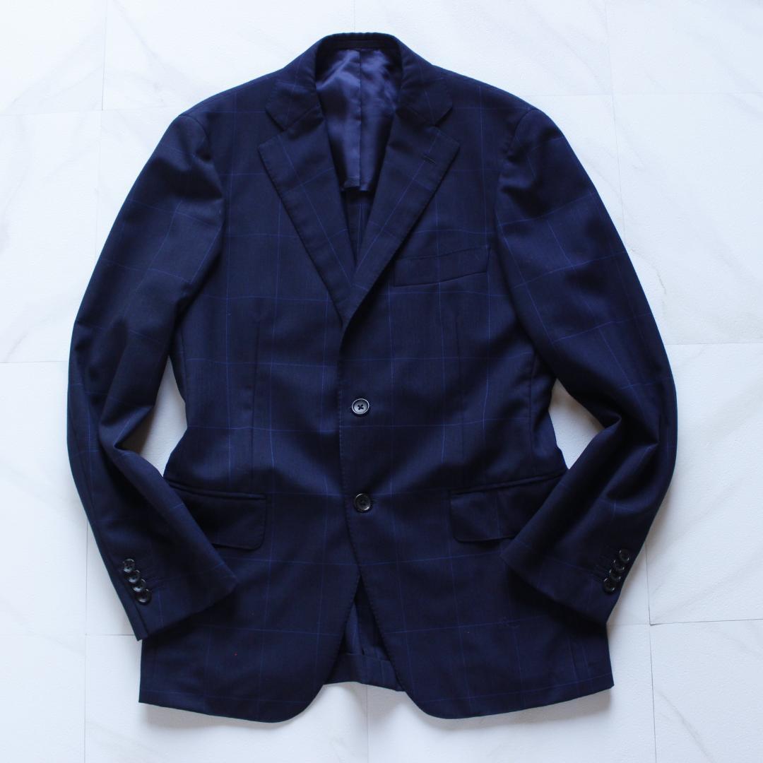 口コミ サイト 商品 SHIPS RINGJACKET ウール Sサイズ ネイビー セットアップスーツ スーツ