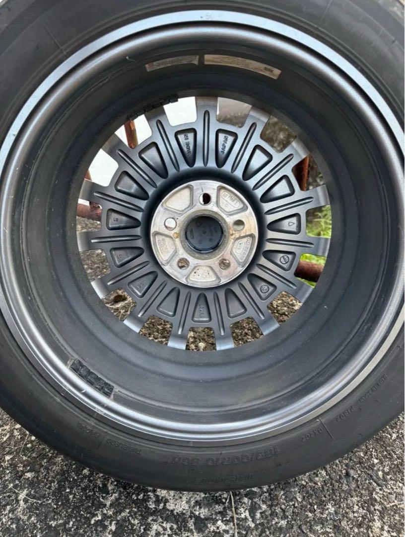 ②185/60R16 レグノ OZ RACING PCD100 7J +45