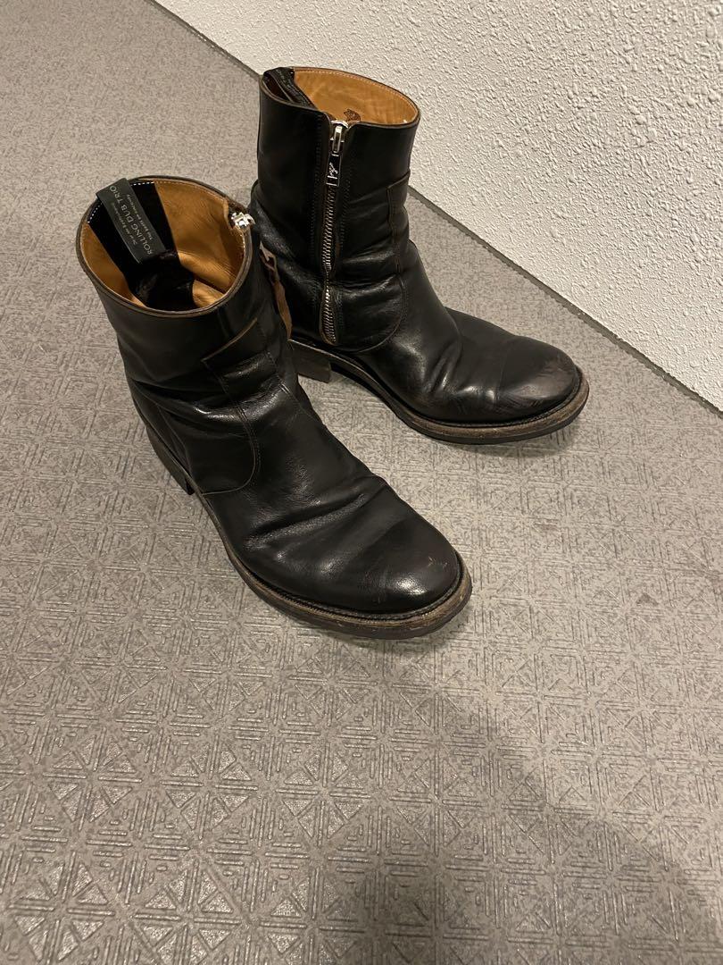 GLEANERS ZIP -Jp Box Calf ローリングダブトリオ
