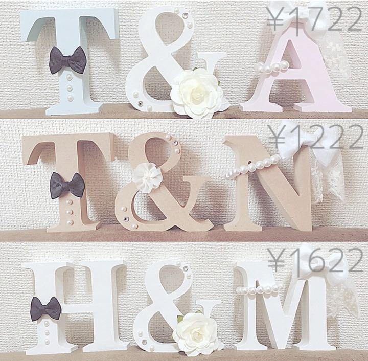 イニシャルオブジェ♡︎/結婚式♡ウェディング♡ゼクシィ♡花嫁 イニシャルオブジェ♡︎/結婚式♡ウェディング♡ゼクシィ♡花嫁