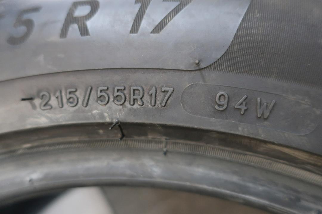 ふるちゃん様送料込2024年製　ミシュラン　プライマシー４　215/55R17