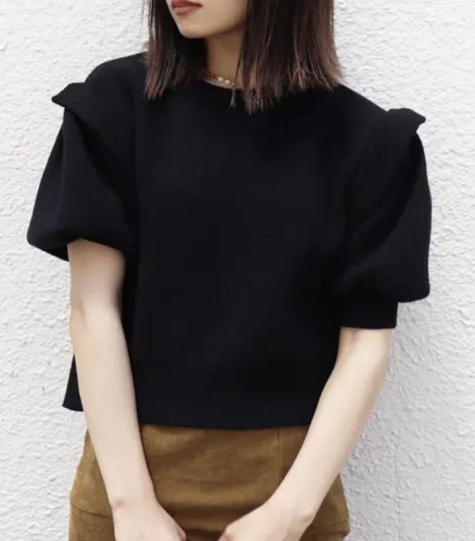 新品 タグ付 emoda エモダ ミニマルコンパクトニット