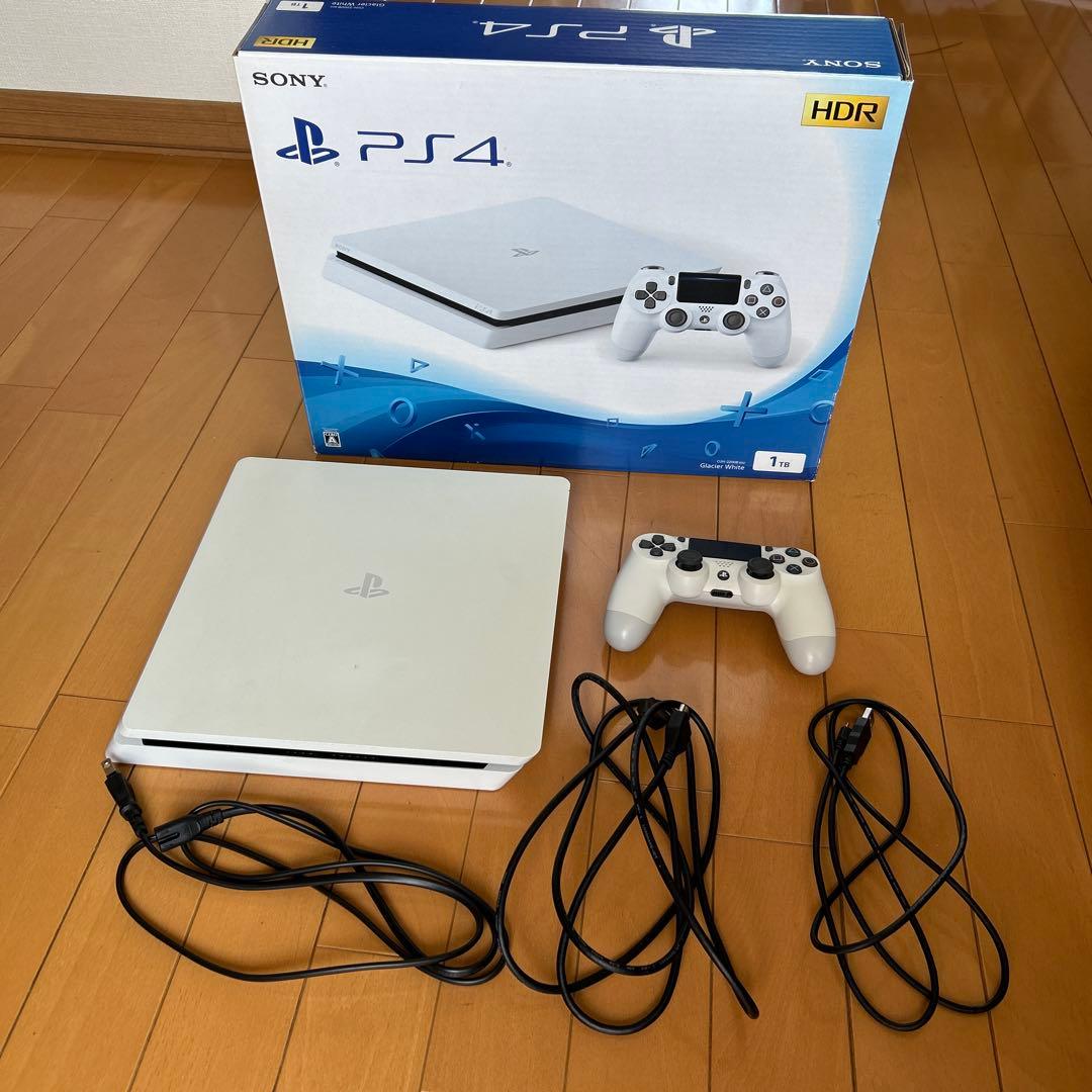 PlayStation 4 Glacier White 1TB コントローラー