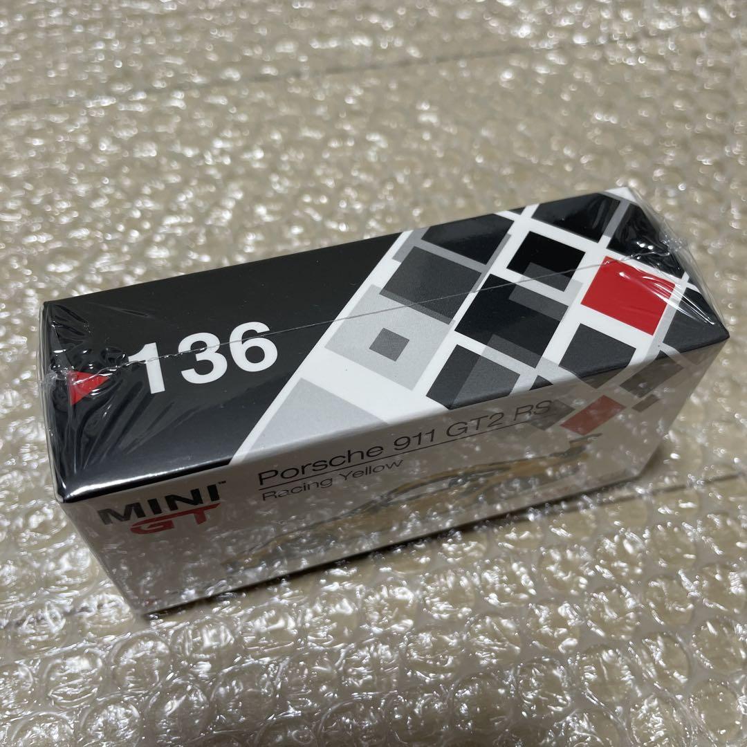未開封レア品★mini GTポルシェPorsche911 GT2 RSイエロー★