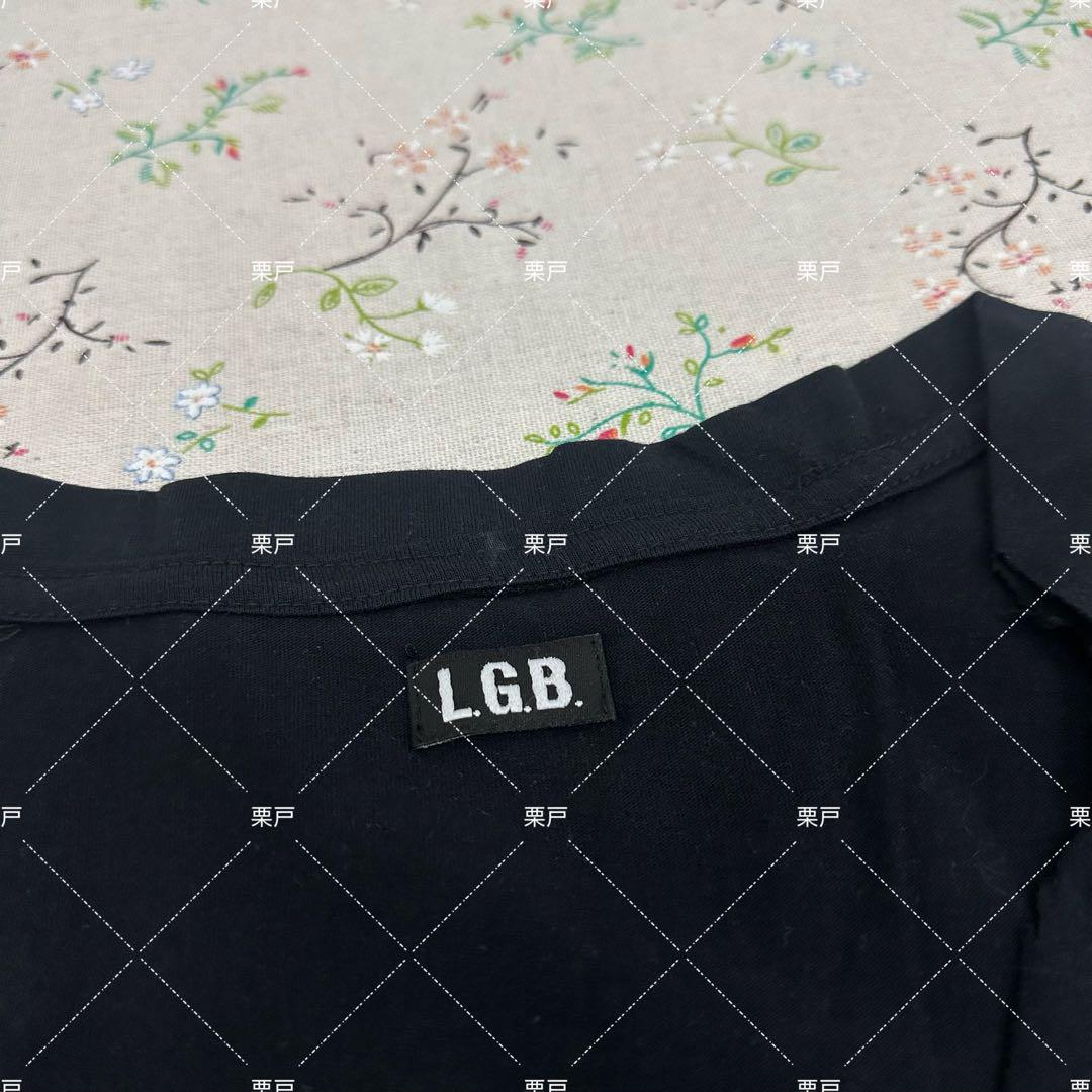 ルグランブルー L.G.B. ドラゴンプリント Tシャツ L ブラック