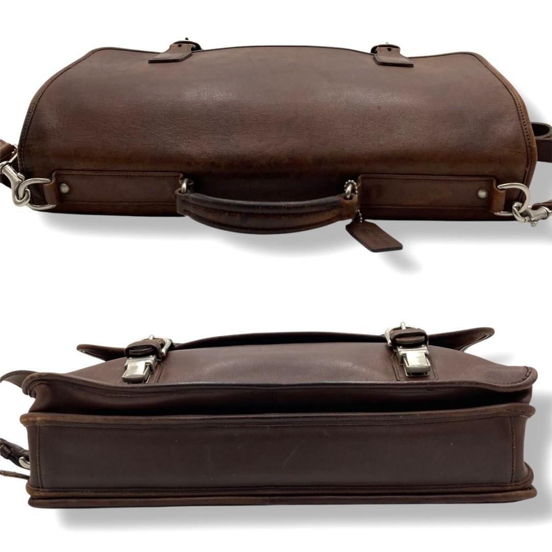 vintage coach オールドコーチ　ビジネスバッグ　2way　ブラウン