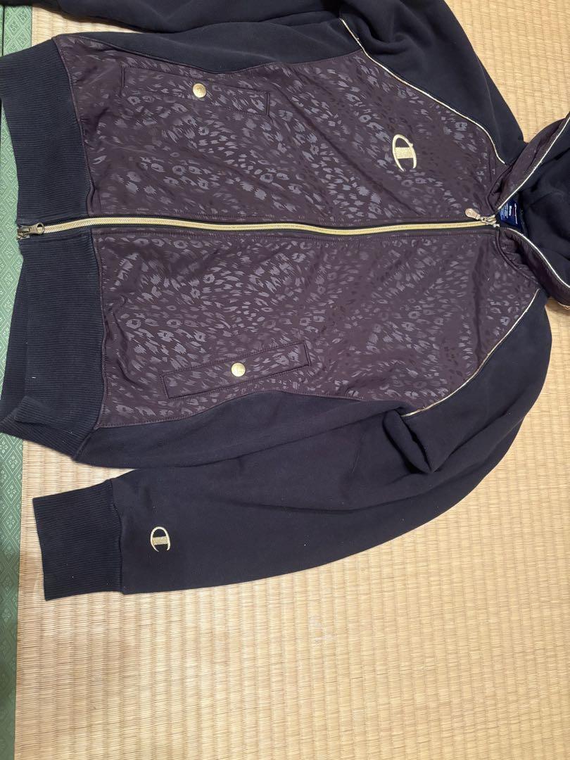 Champion チャンピオン スエット 上下セット ヒョウ柄 メンズM レア