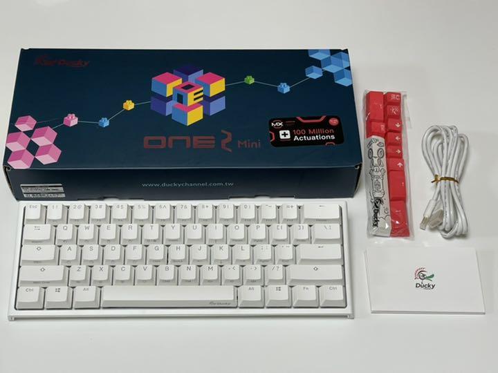 Ducky ONE 2 MINI 銀軸 ダッキーワンツーミニ 白