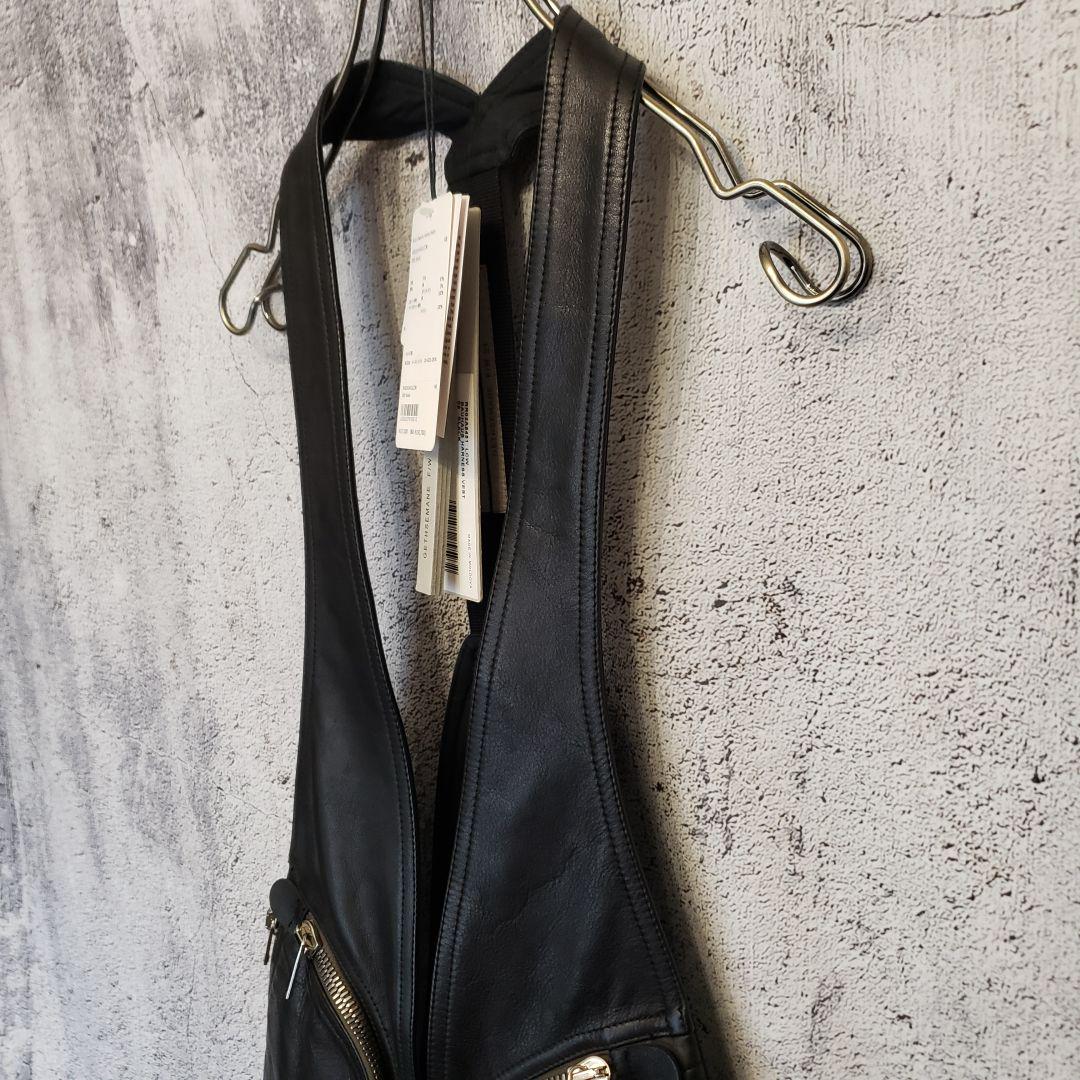 トップス RICK OWENS BAUHAUS VEST leather 48