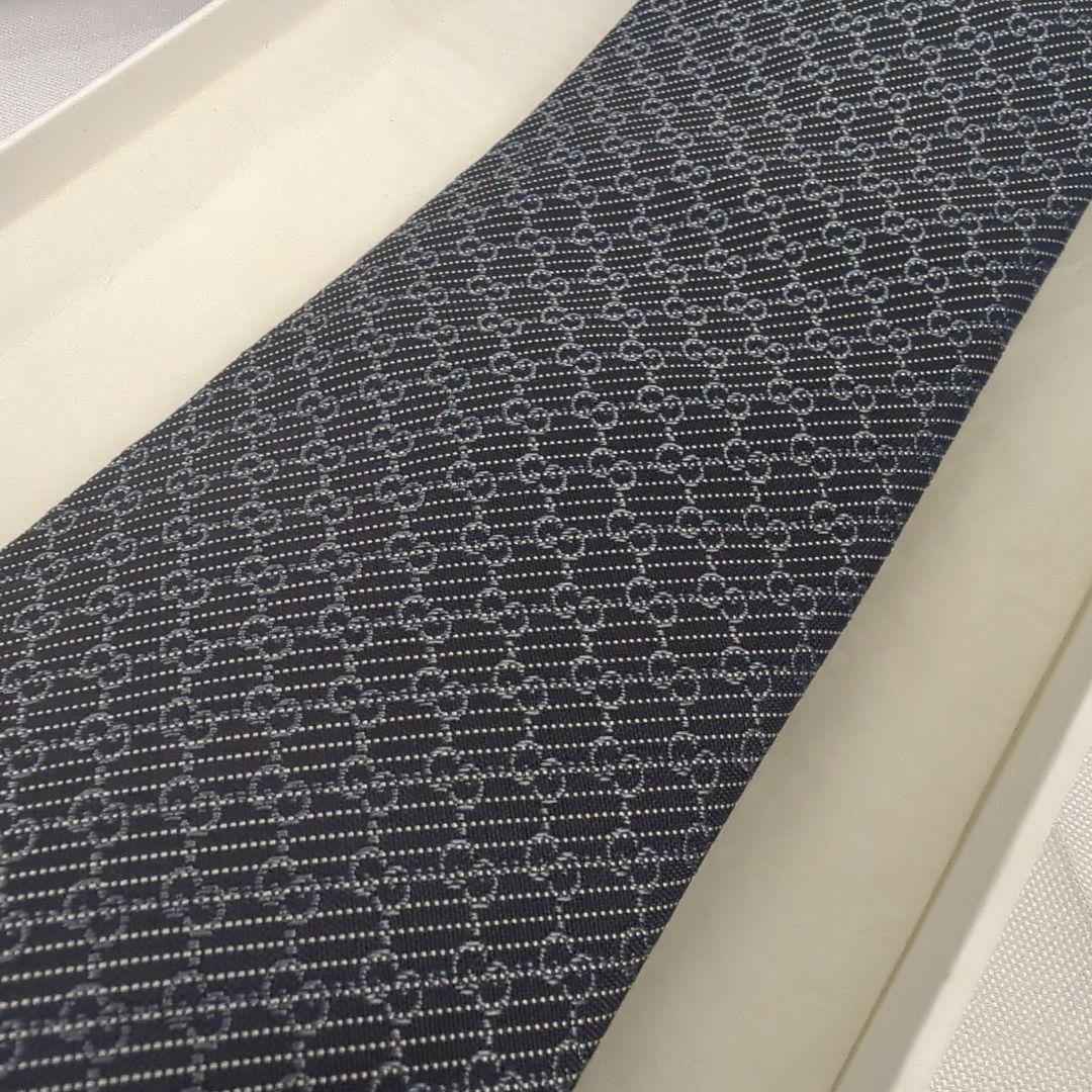 【新品、未使用級】GUCCI グッチ GG柄 ネクタイ 近年 現行 モデル