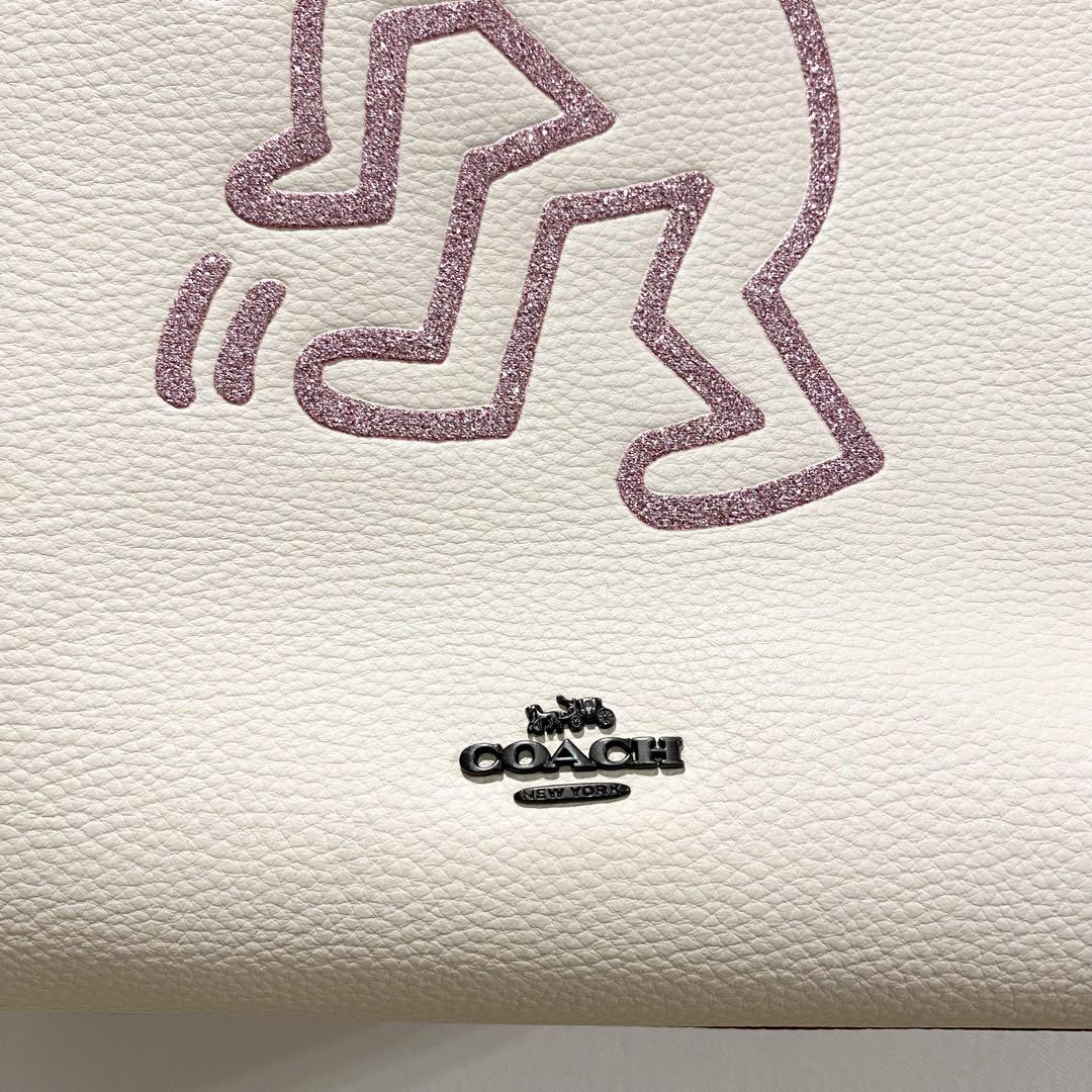 COACH × KEITH HARING コーチキースヘリング トートバッグ 白