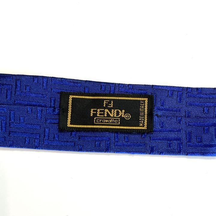 安い超歓迎 フェンディ ネクタイ シルク100% ズッカ 総柄 刺繍 ブルー 509 rEa4Y-m76740560310 限定品格安