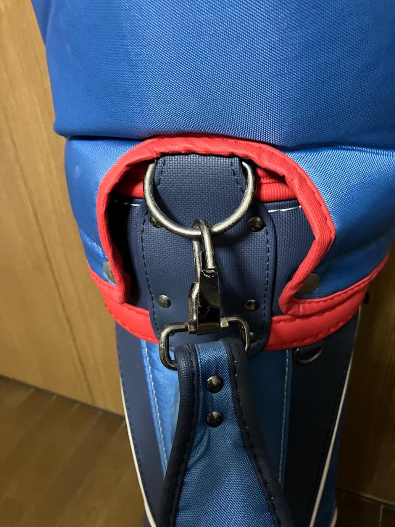 【美品】ベネトン キャディバッグ　カートタイプ　6分割 軽量 ブルー