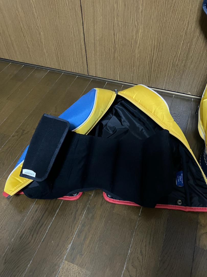 【美品】ベネトン キャディバッグ　カートタイプ　6分割 軽量 ブルー