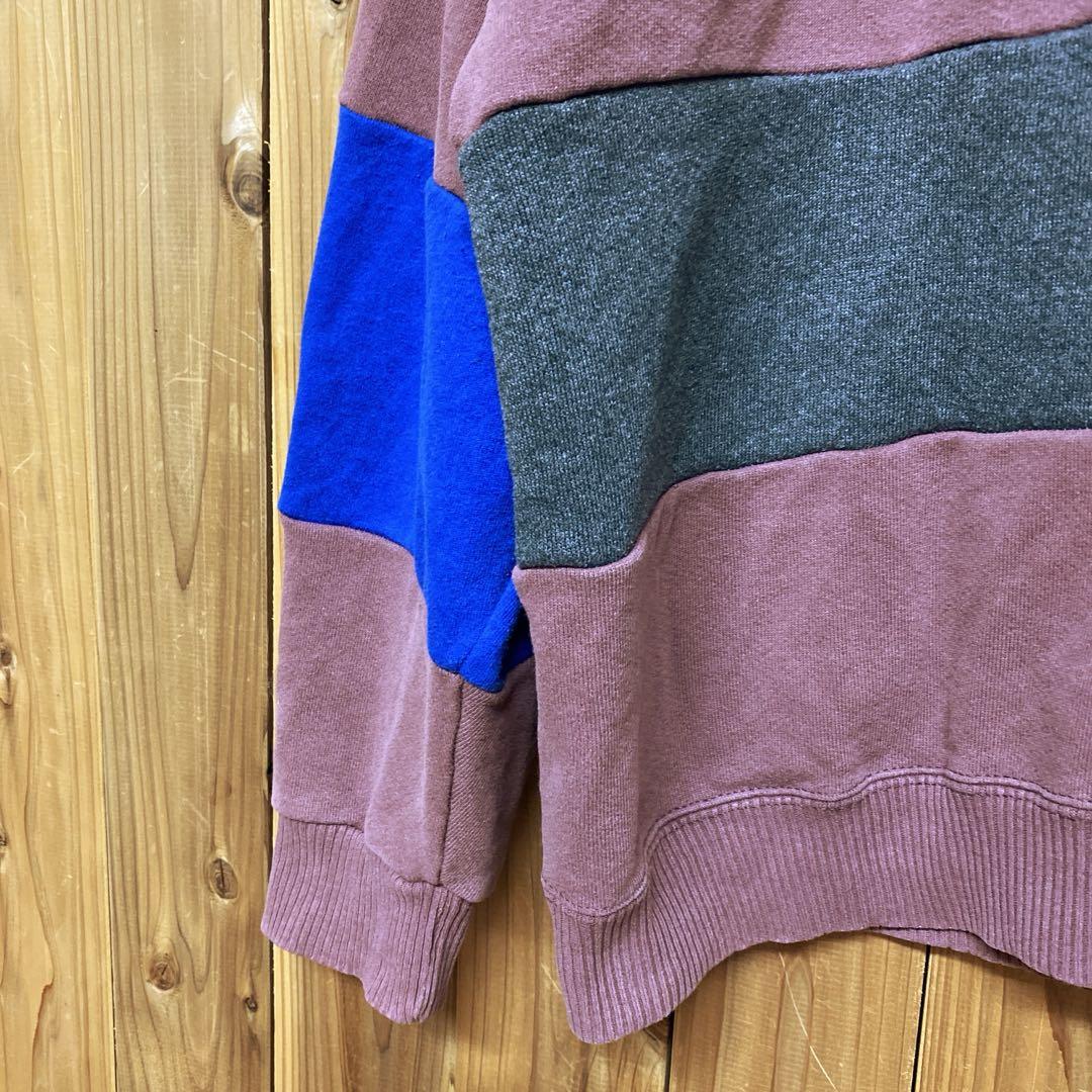 90s USA製 ALVERNO カレッジロゴ刺繍 裏起毛スウェット