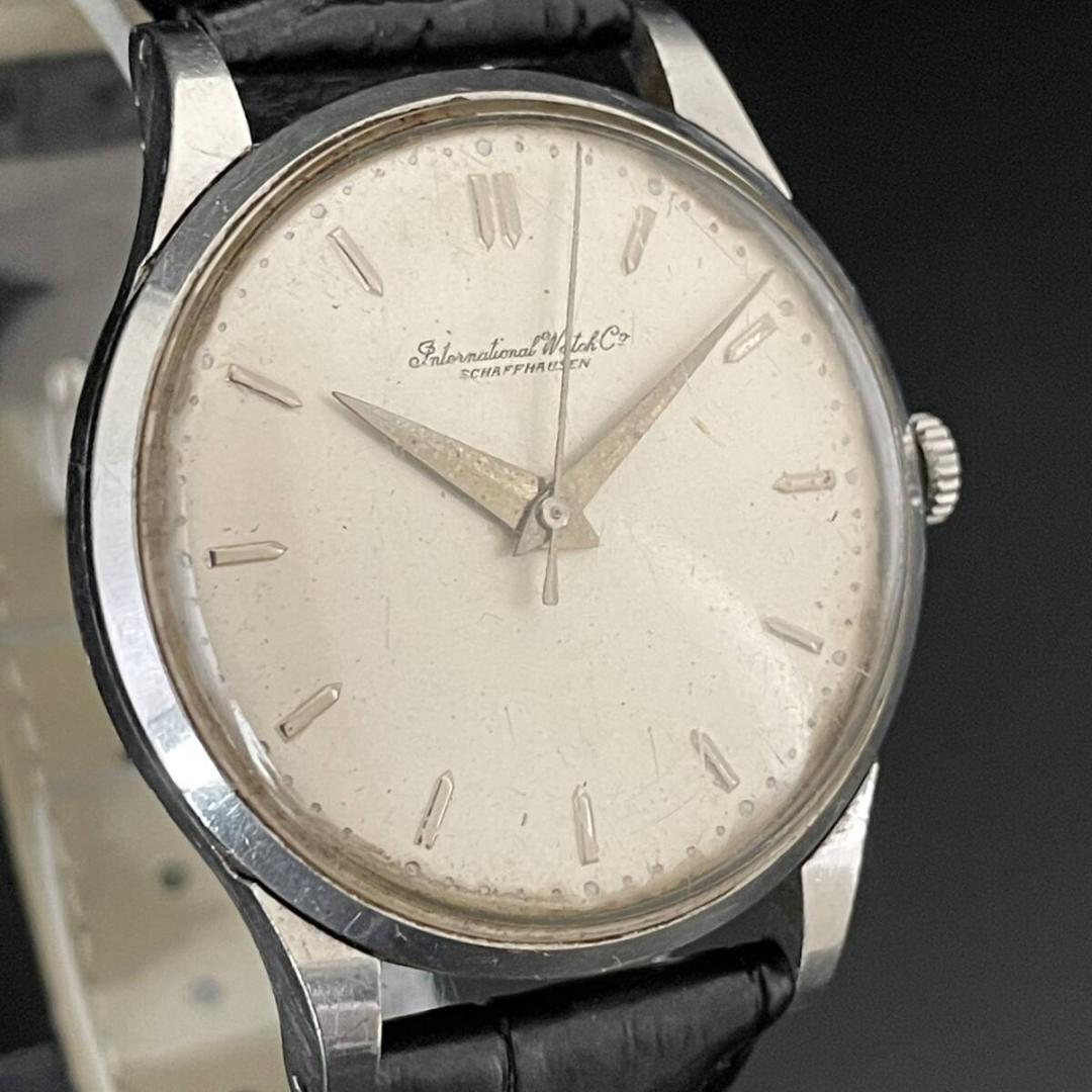 【訳あり】IWC/シャフハウゼン/手巻/メンズ腕時計/オールドインター/シルバー